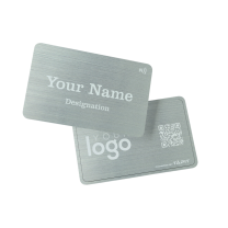 Metal NFC Card (Silver) PNG